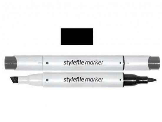 Маркер "Stylefile Brush" двухсторонний цв.900 Черный